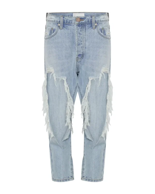 ONE TEASPOON Fleetwood Kingpins Cropped Boyfriend Jeans | Women Denim Jeans