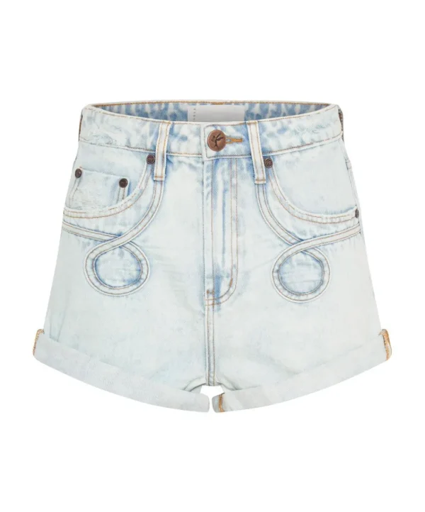 ONE TEASPOON Florence Bandits High Waist Denim Shorts | Women Denim Shorts