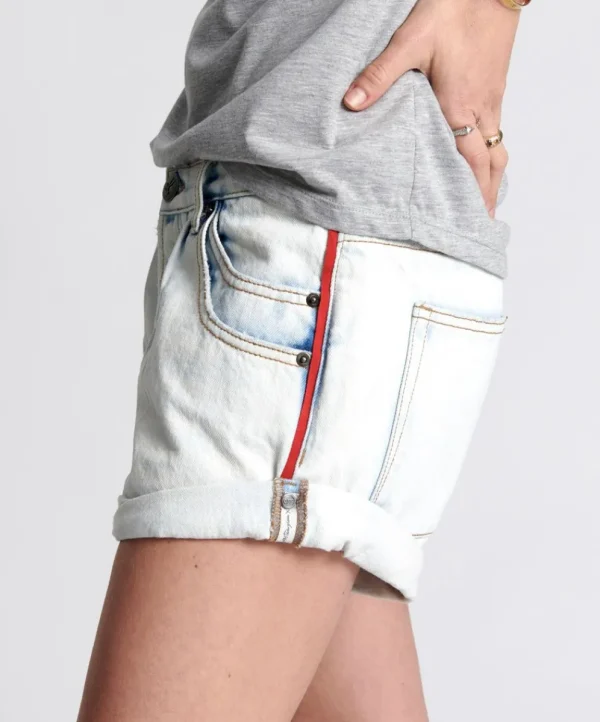 ONE TEASPOON Florence Smiths Tailored Low Waist Denim Shorts | Women Denim Shorts