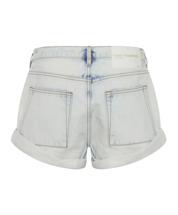 ONE TEASPOON Florence Smiths Tailored Low Waist Denim Shorts | Women Denim Shorts