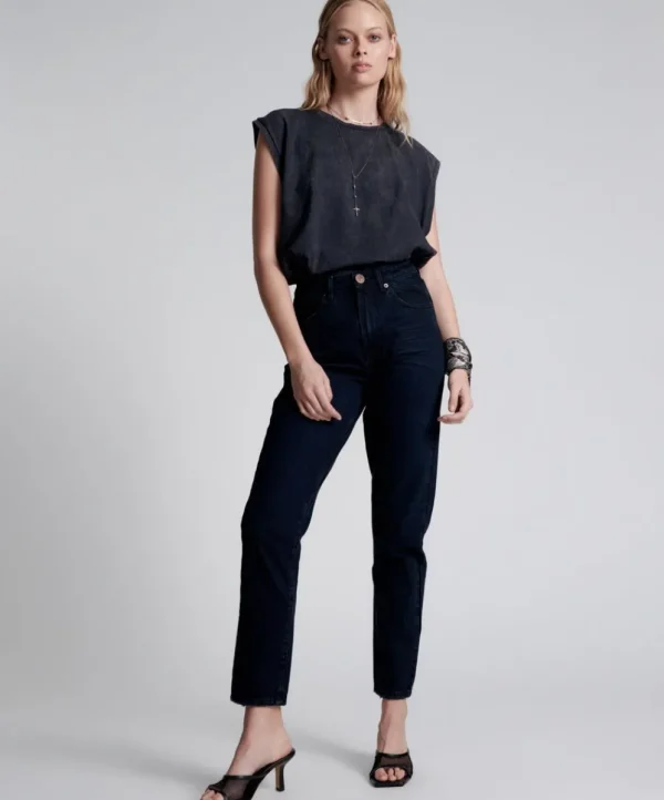 ONE TEASPOON Fox Black Legend Mom Fit Jeans | Women Denim Jeans