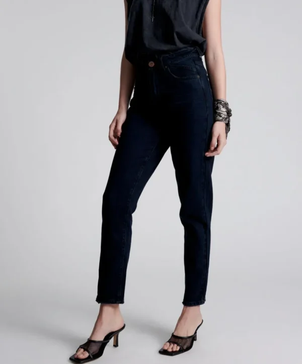 ONE TEASPOON Fox Black Legend Mom Fit Jeans | Women Denim Jeans