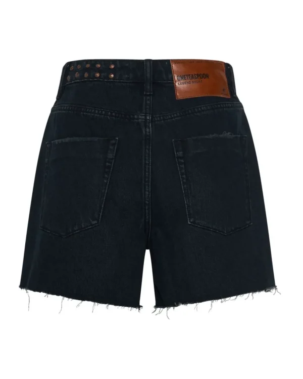 ONE TEASPOON Fox Black Legend Mom Fit Shorts | Women Denim Shorts