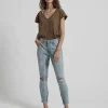 ONE TEASPOON Freebirds High Waist Skinny Jeans | Women Denim Jeans