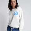 ONE TEASPOON Get Physical Peace Sweater | Women Hoodies And Sweats