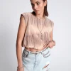 ONE TEASPOON Hand Dyed Backless Bubble Top | Women Tops