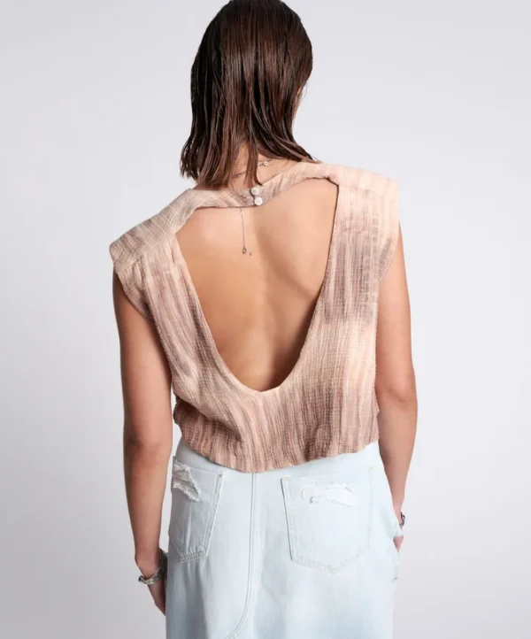 ONE TEASPOON Hand Dyed Backless Bubble Top | Women Tops