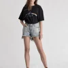 ONE TEASPOON Hawks High Waist Denim Shorts | Women Denim Shorts