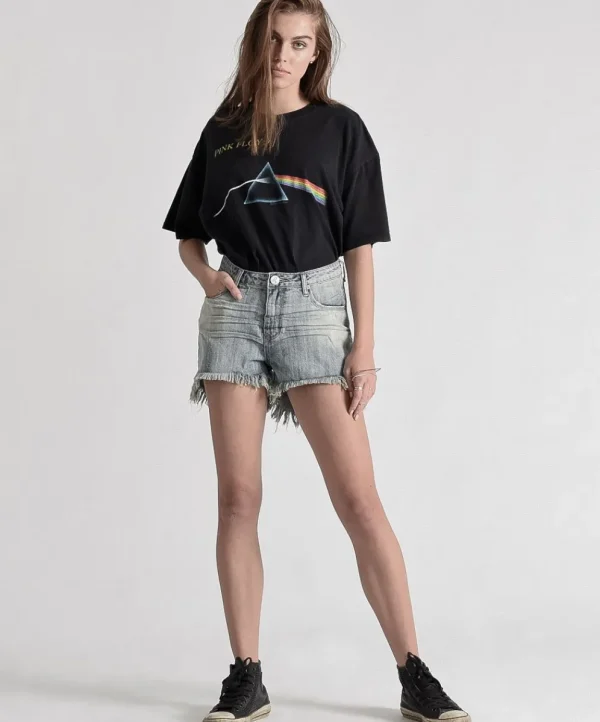 ONE TEASPOON Hawks High Waist Denim Shorts | Women Denim Shorts