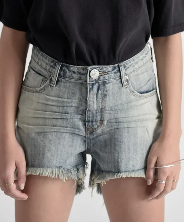 ONE TEASPOON Hawks High Waist Denim Shorts | Women Denim Shorts