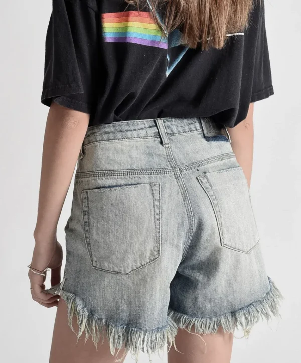 ONE TEASPOON Hawks High Waist Denim Shorts | Women Denim Shorts