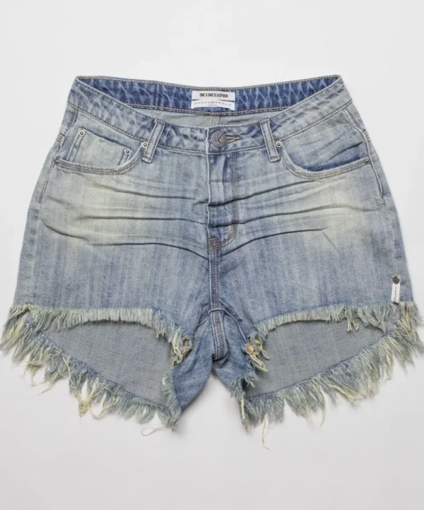 ONE TEASPOON Hawks High Waist Denim Shorts | Women Denim Shorts