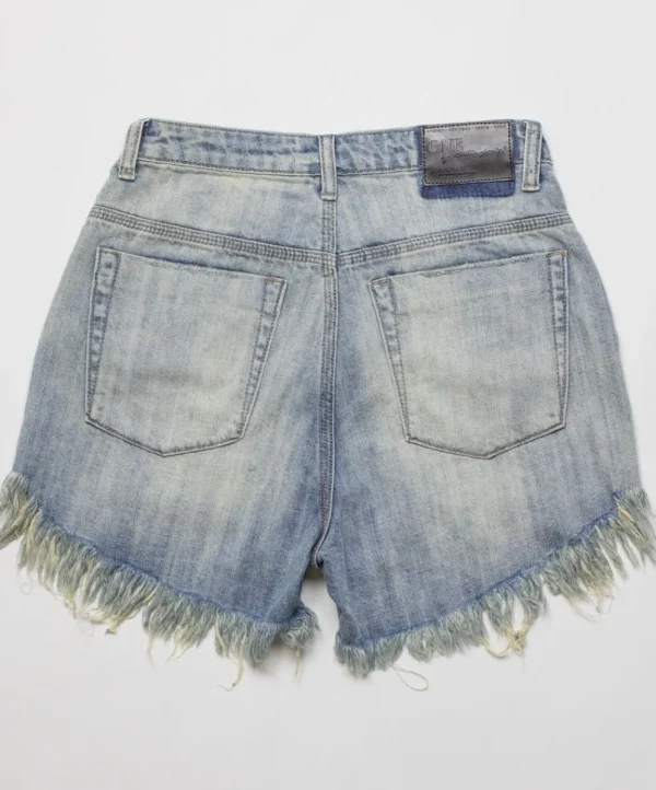 ONE TEASPOON Hawks High Waist Denim Shorts | Women Denim Shorts