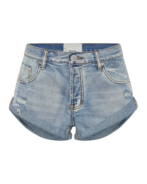 ONE TEASPOON Hendrixe Bandits Low Waist Denim Shorts | Women Denim Shorts