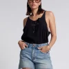 ONE TEASPOON Hendrixe Legend Mom Fit Denim Shorts | Women Denim Shorts