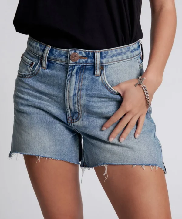 ONE TEASPOON Hendrixe Legend Mom Fit Denim Shorts | Women Denim Shorts