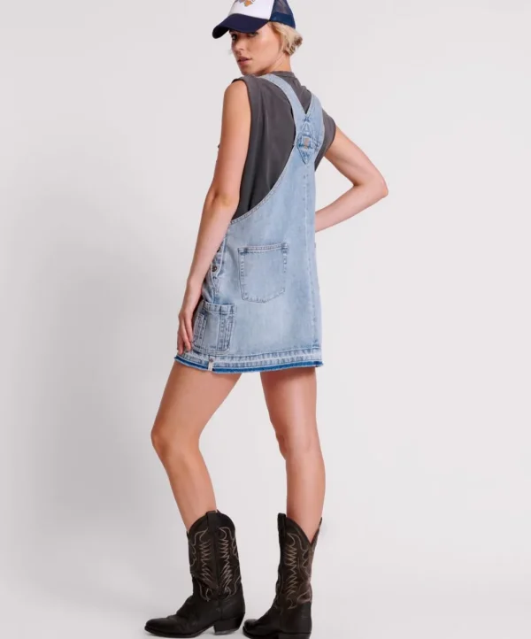 ONE TEASPOON Hendrixe Stanton St Mini Denim Dress | Women Midi & Maxi Dresses