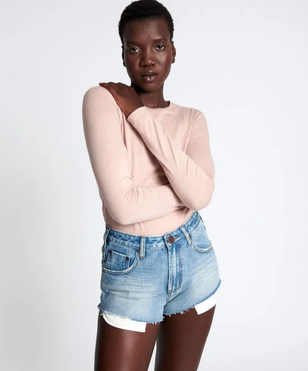 ONE TEASPOON Hendrixe The One High Waist Shorts | Women Denim Shorts