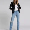 ONE TEASPOON Hendrixe Truckers Mid Rise Straight Leg Jeans | Women Denim Jeans