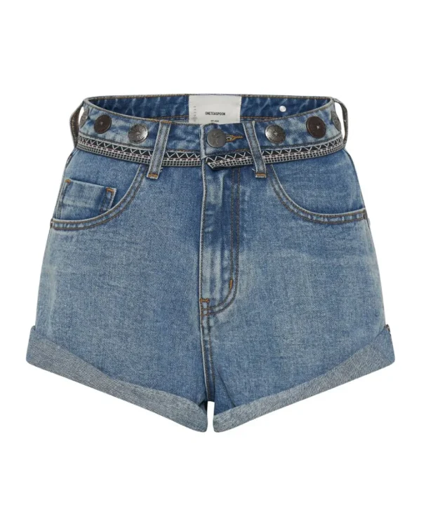 ONE TEASPOON Hollywood Hills Bandits High Waist Denim Shorts | Women Denim Shorts