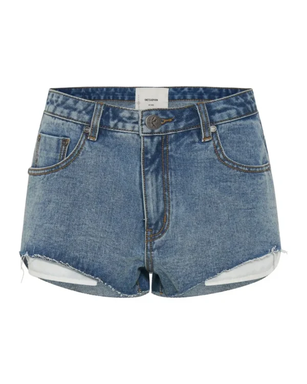 ONE TEASPOON Hollywood The One Fitted Cheeky Denim Shorts | Women Denim Shorts