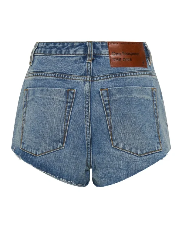 ONE TEASPOON Hollywood The One Fitted Cheeky Denim Shorts | Women Denim Shorts