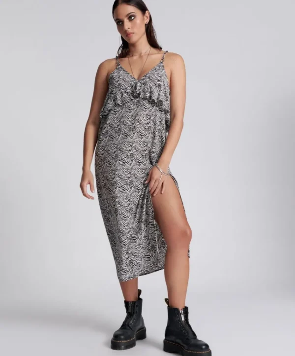 ONE TEASPOON Interference Slip Dress | Women Mini Dresses