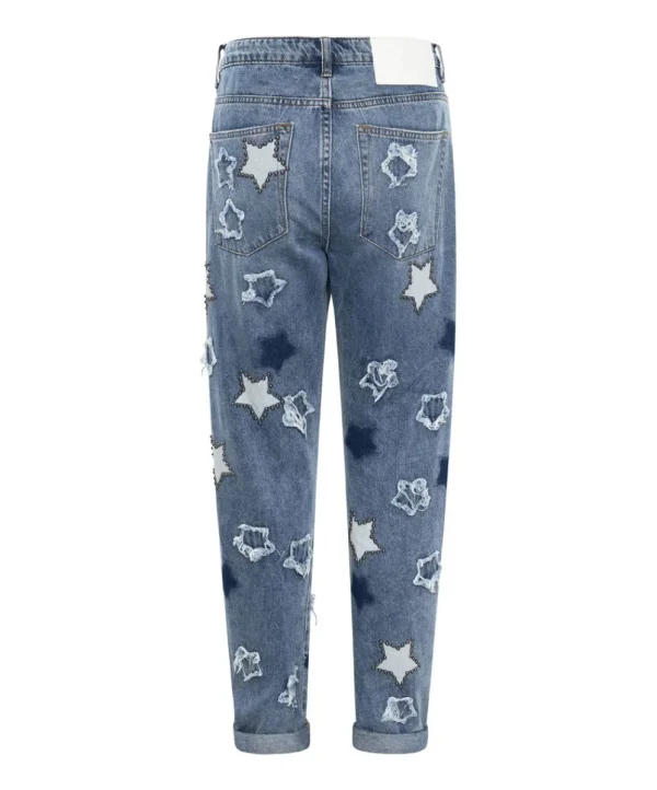 ONE TEASPOON Johnny Blue Star Saints Boyfriend Jeans | Women Denim Jeans