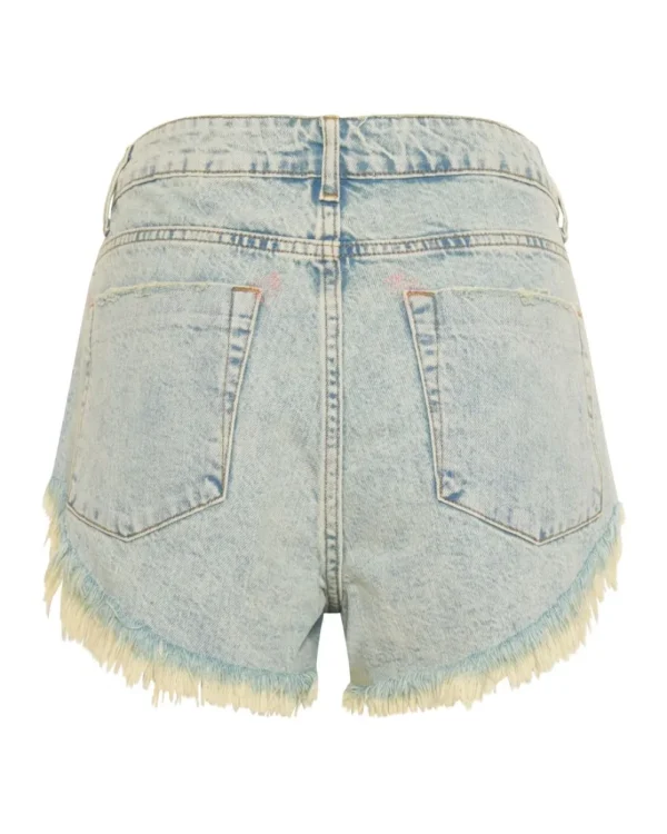 ONE TEASPOON Kansas Acid Rollers Denim Shorts | Women Denim Shorts