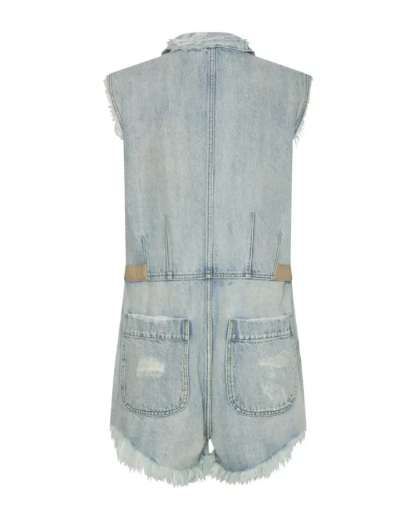 ONE TEASPOON Kansas Blue Palisades Overall | Women Denim Jumpsuits