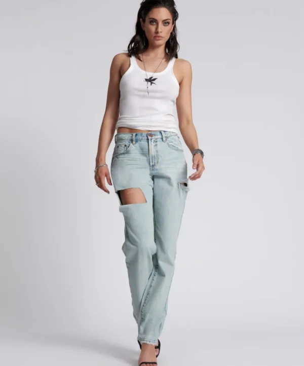 ONE TEASPOON Kansas Blue 1982S High Waist Balloon Jeans | Women Denim Jeans