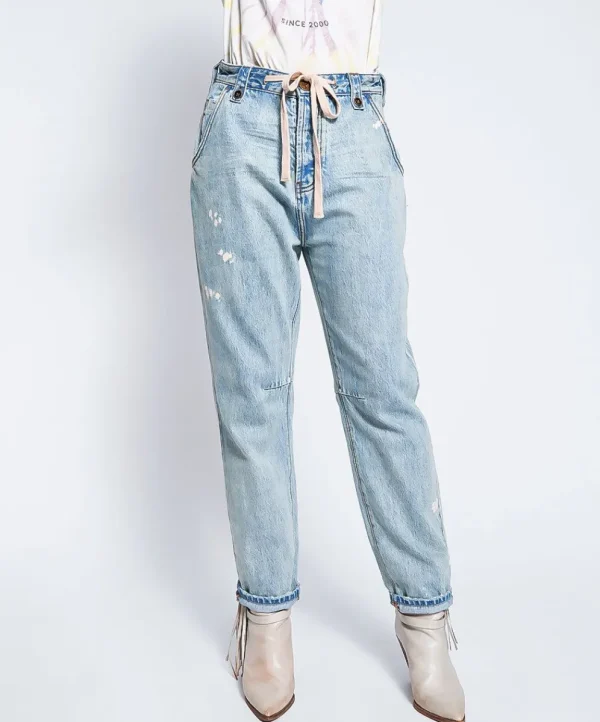 ONE TEASPOON Kansas Safari Jeans Mid Waist Relaxed Jeans | Women Denim Jeans