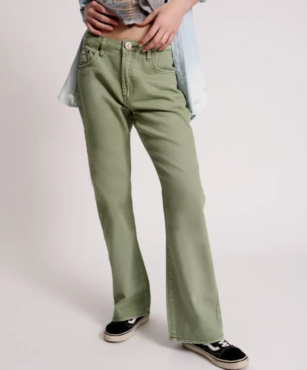 ONE TEASPOON Le Loop Super Khaki High Waist Charlie Flares | Women Denim Jeans