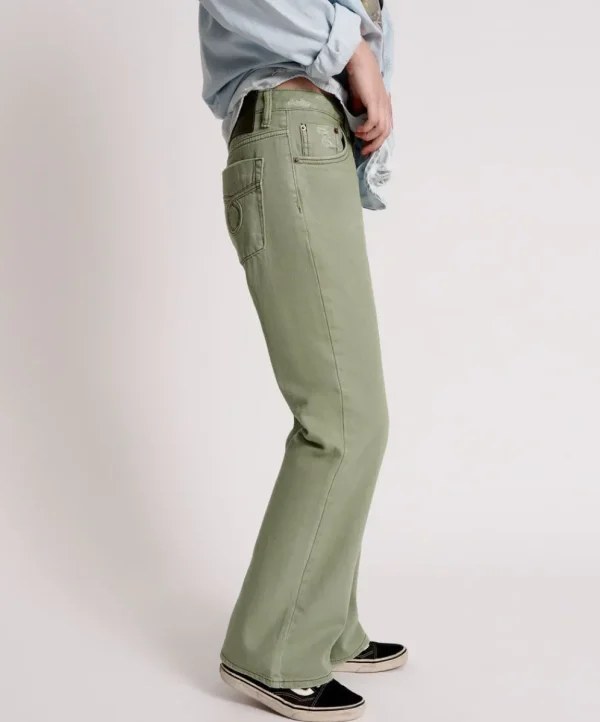 ONE TEASPOON Le Loop Super Khaki High Waist Charlie Flares | Women Denim Jeans