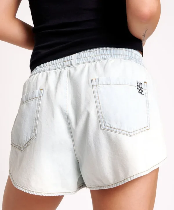 ONE TEASPOON Le Surf Ots Runner Shorts | Women Denim Shorts