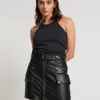 ONE TEASPOON Leather Biker Mini Skirt | Women Bottoms