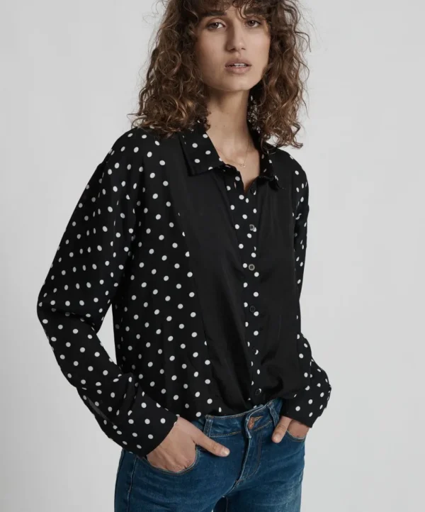 ONE TEASPOON Lexington Tuxedo Shirt | Women Shirts