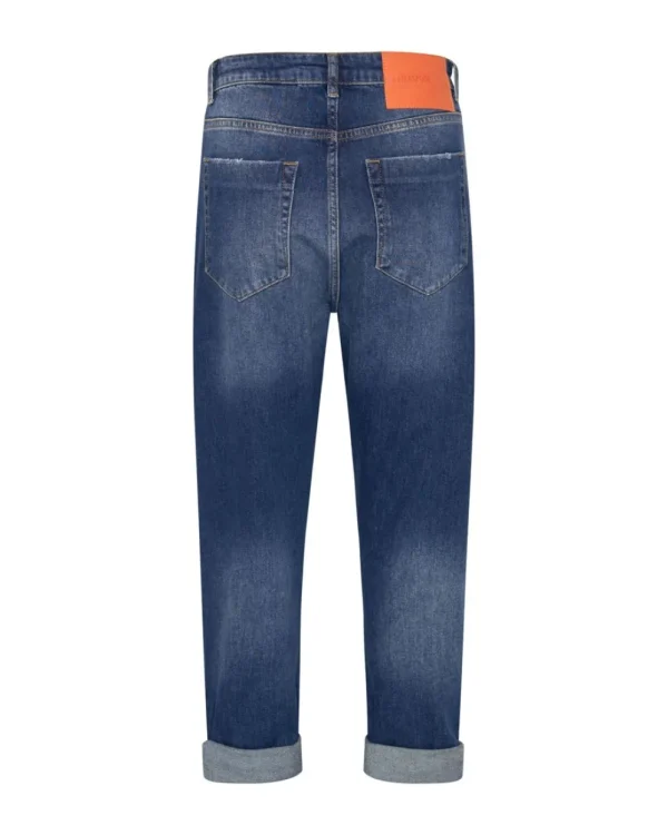 ONE TEASPOON Luxe Power Blue Bandit Relaxed Jeans | Women Denim Jeans