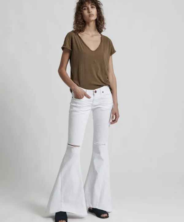 ONE TEASPOON Luxe White Marines | Women Denim Jeans