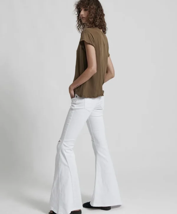 ONE TEASPOON Luxe White Marines | Women Denim Jeans