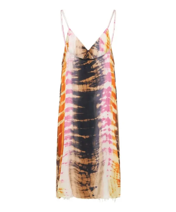 ONE TEASPOON Make Waves Hand Dyed Satin Slip Dress | Women Mini Dresses