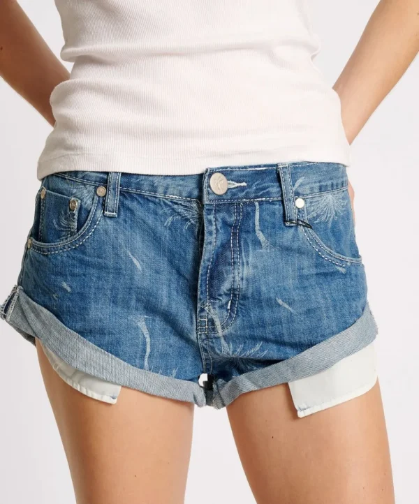 ONE TEASPOON Malibu Bandits Denim Shorts | Women Denim Shorts