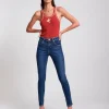 ONE TEASPOON Manhattan Blue High Waist Freebrids Ii | Women Denim Jeans