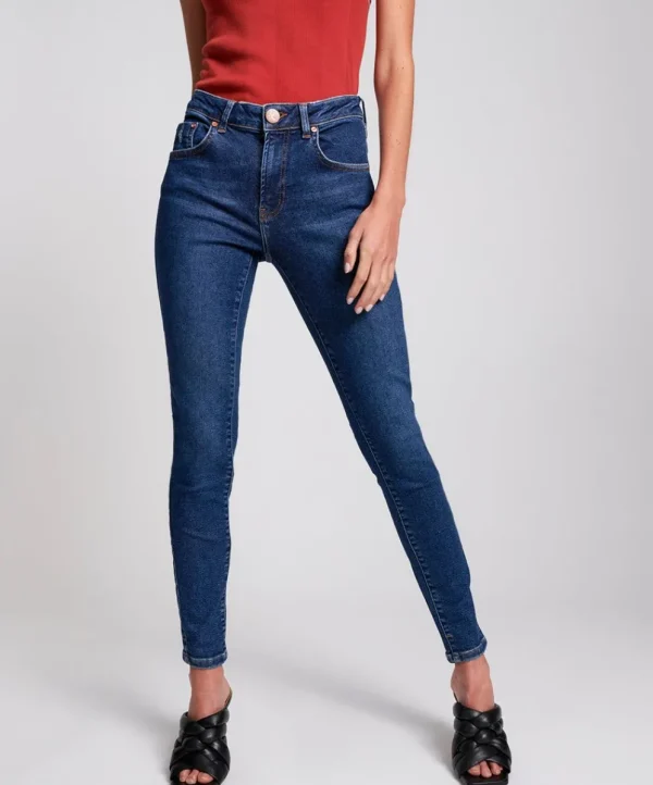 ONE TEASPOON Manhattan Blue High Waist Freebrids Ii | Women Denim Jeans