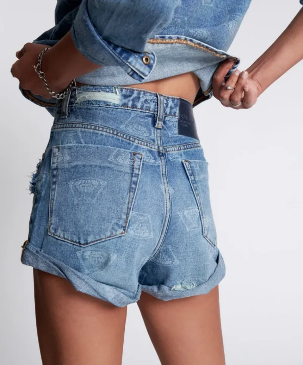 ONE TEASPOON Medusa Bandits High Waist Denim Shorts | Women Denim Shorts