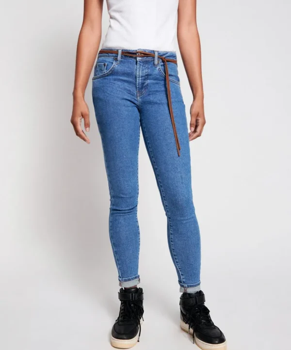 ONE TEASPOON Miami Blue Freebirds Ii High Waist Skinny Jeans | Women Denim Jeans