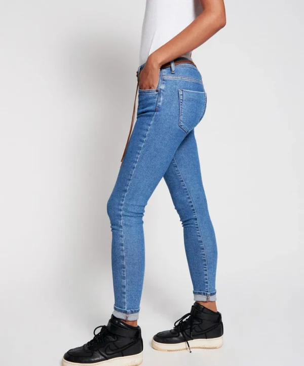 ONE TEASPOON Miami Blue Freebirds Ii High Waist Skinny Jeans | Women Denim Jeans