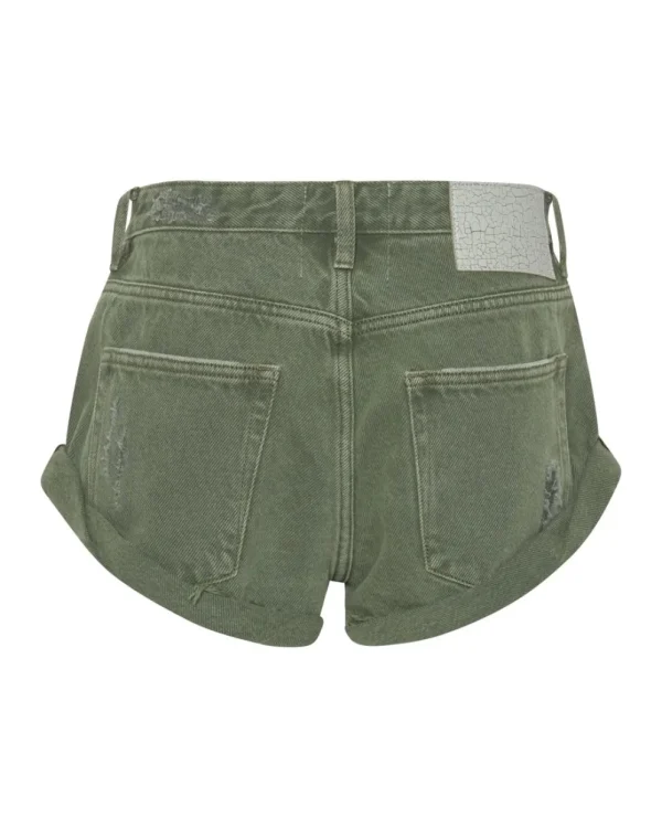 ONE TEASPOON Military Khaki Bandit Low Waist Shorts | Women Denim Shorts