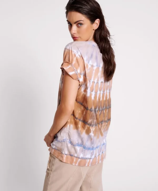 ONE TEASPOON Mirage Hand Tie Dyed Organic Unisex Tee | Women Organic Tees