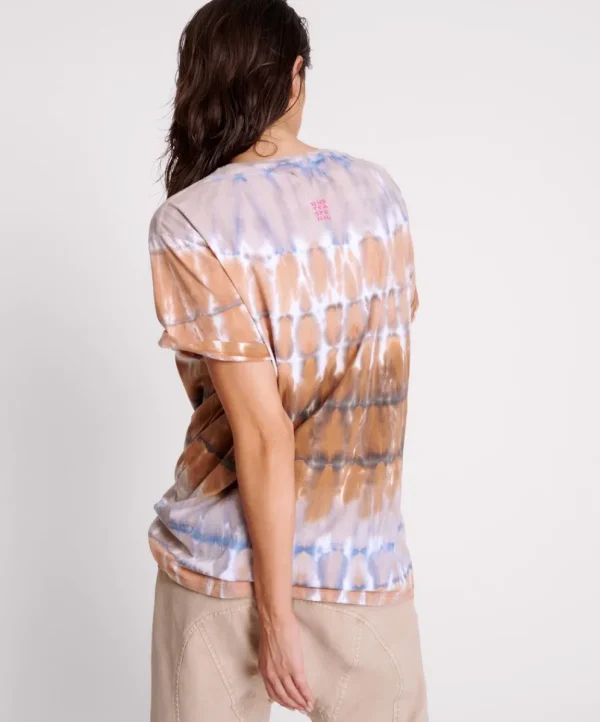 ONE TEASPOON Mirage Hand Tie Dyed Organic Unisex Tee | Women Organic Tees
